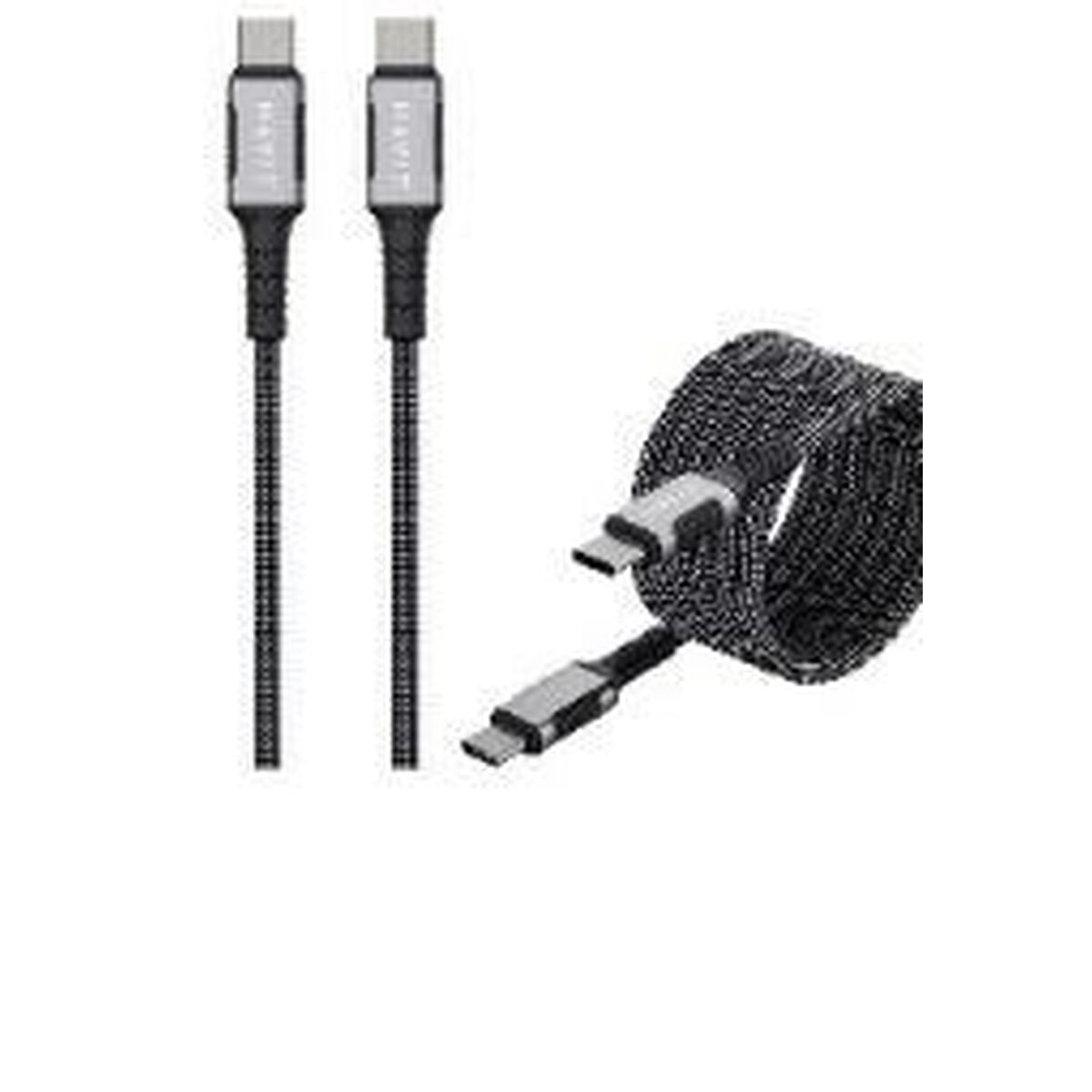Câble USB-C vers USB-C Havit CB6297 Noir 1 m