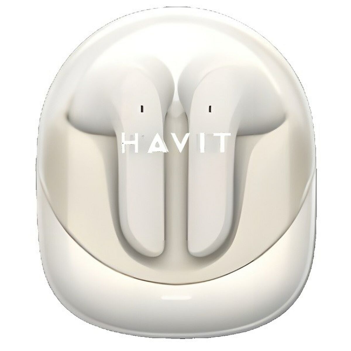 Écouteurs Sans Fil avec Étui de Charge Havit Modern Buds Beige