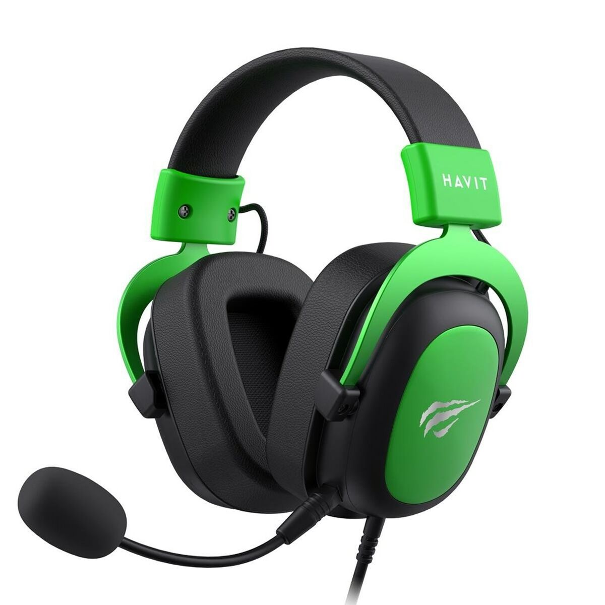 Afbeeldingen van Gaming Headset with Microphone Havit H2002d Black Green