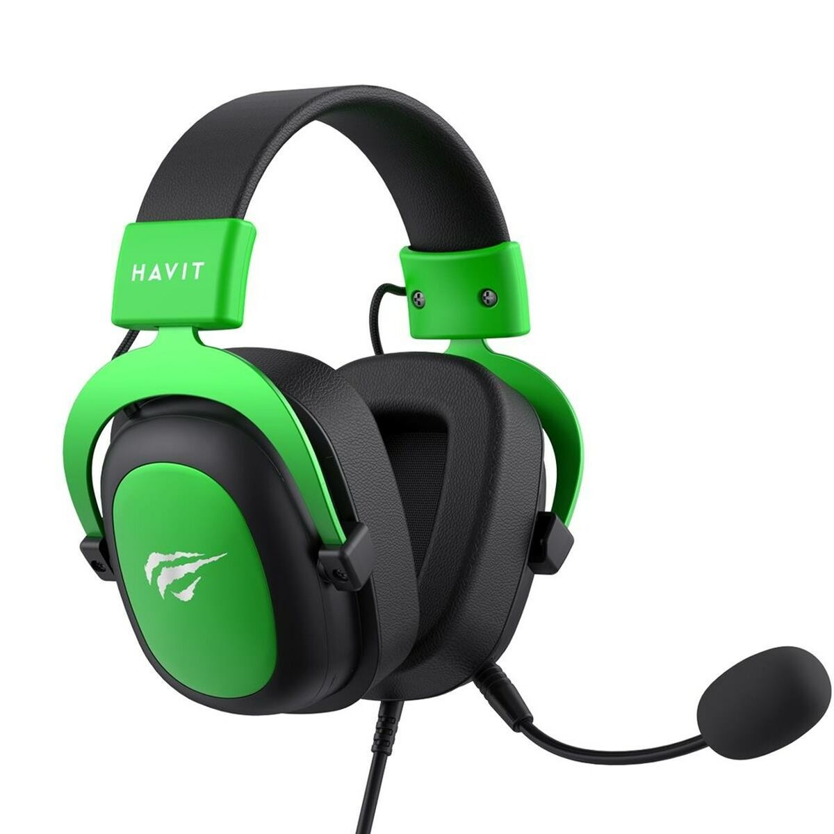 Afbeeldingen van Gaming Headset with Microphone Havit H2002d Black Green