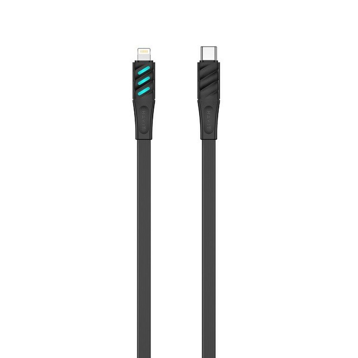 Image secondaire de Câble USB-C vers Lightning Havit CB6255 Noir 1 m