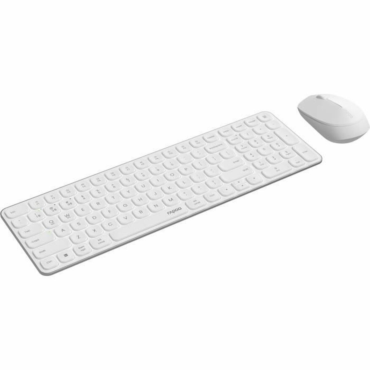 Afbeeldingen van Keyboard and Mouse Rapoo 9310M White AZERTY