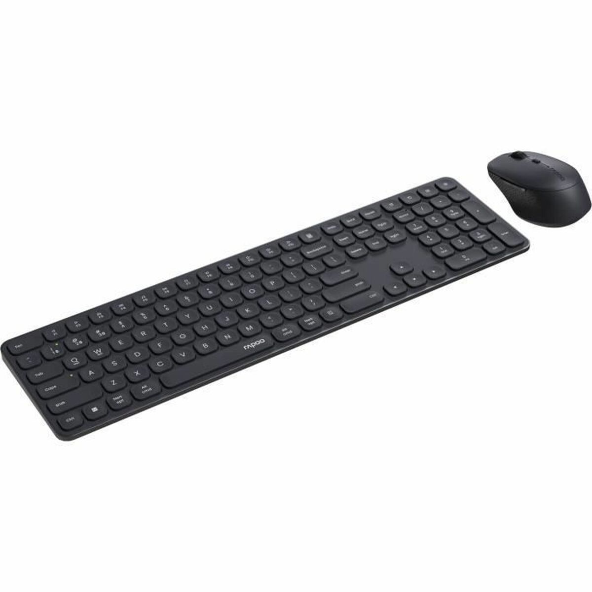 Afbeeldingen van Keyboard and Mouse Rapoo 9810M Grey AZERTY