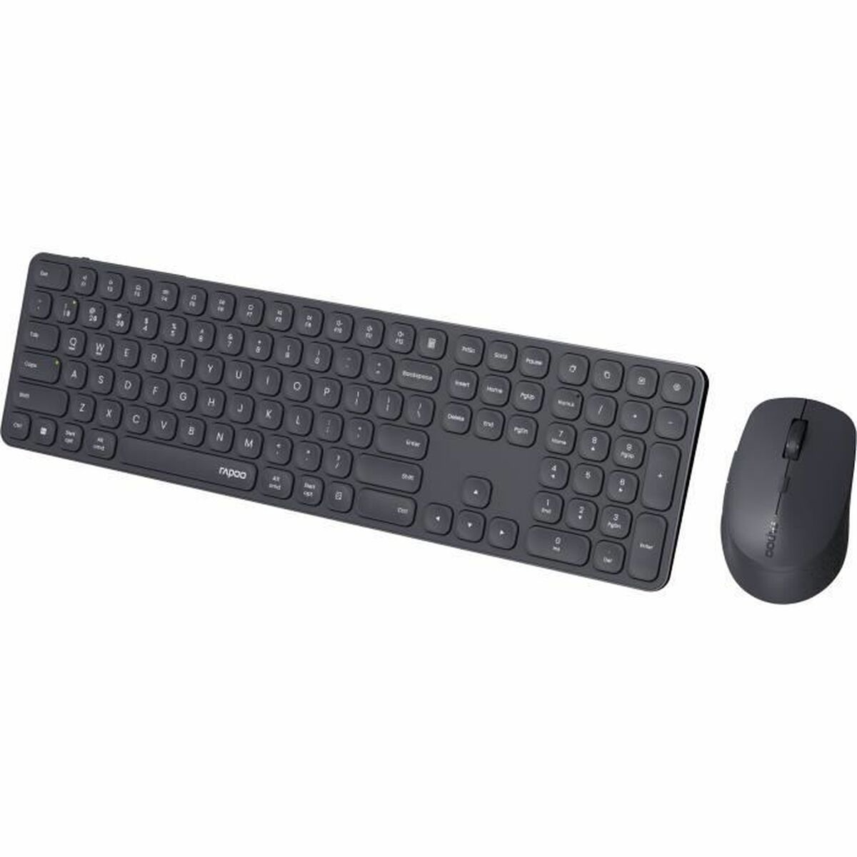 Afbeeldingen van Keyboard and Mouse Rapoo 9810M Grey AZERTY