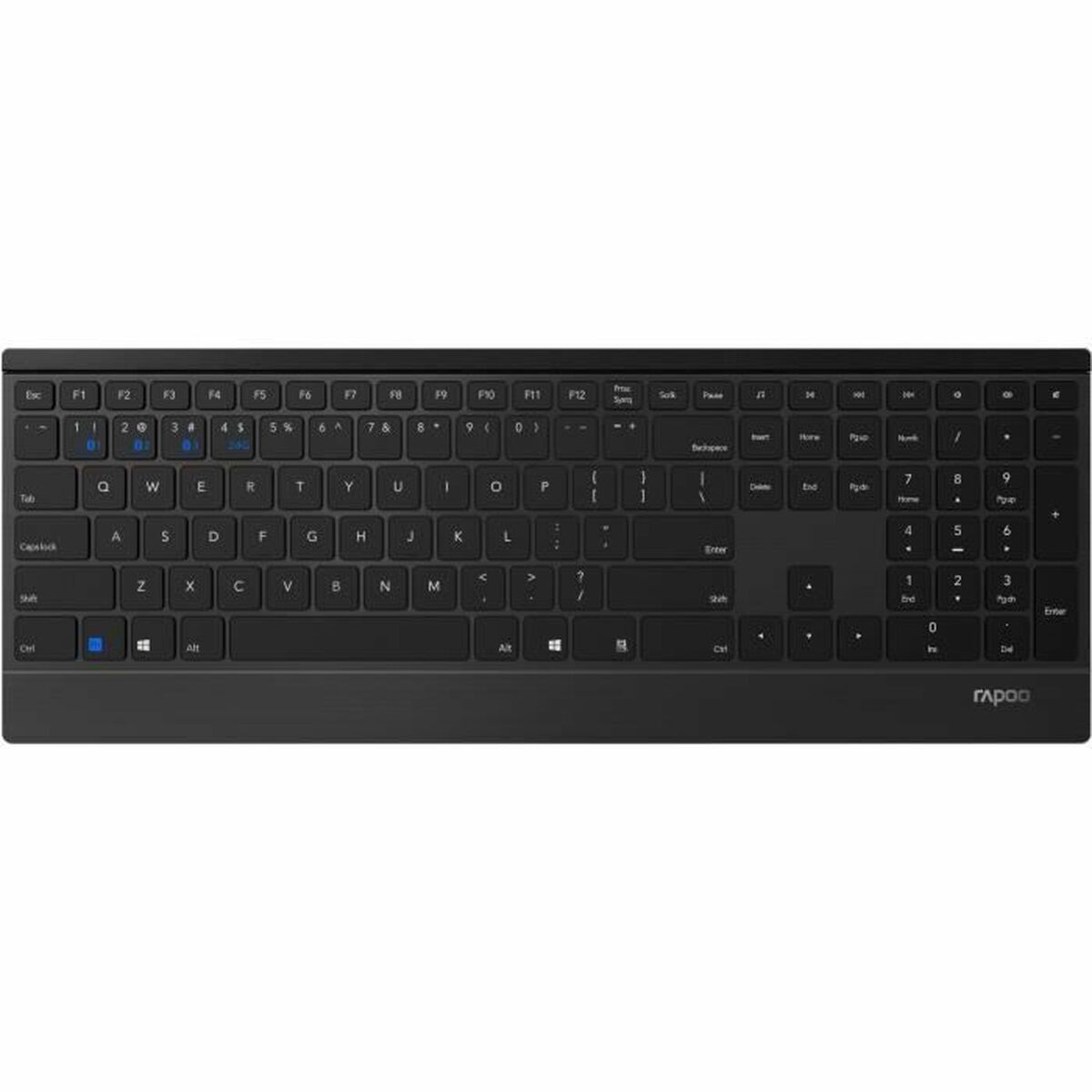 Afbeeldingen van Keyboard Rapoo E9500M Black AZERTY