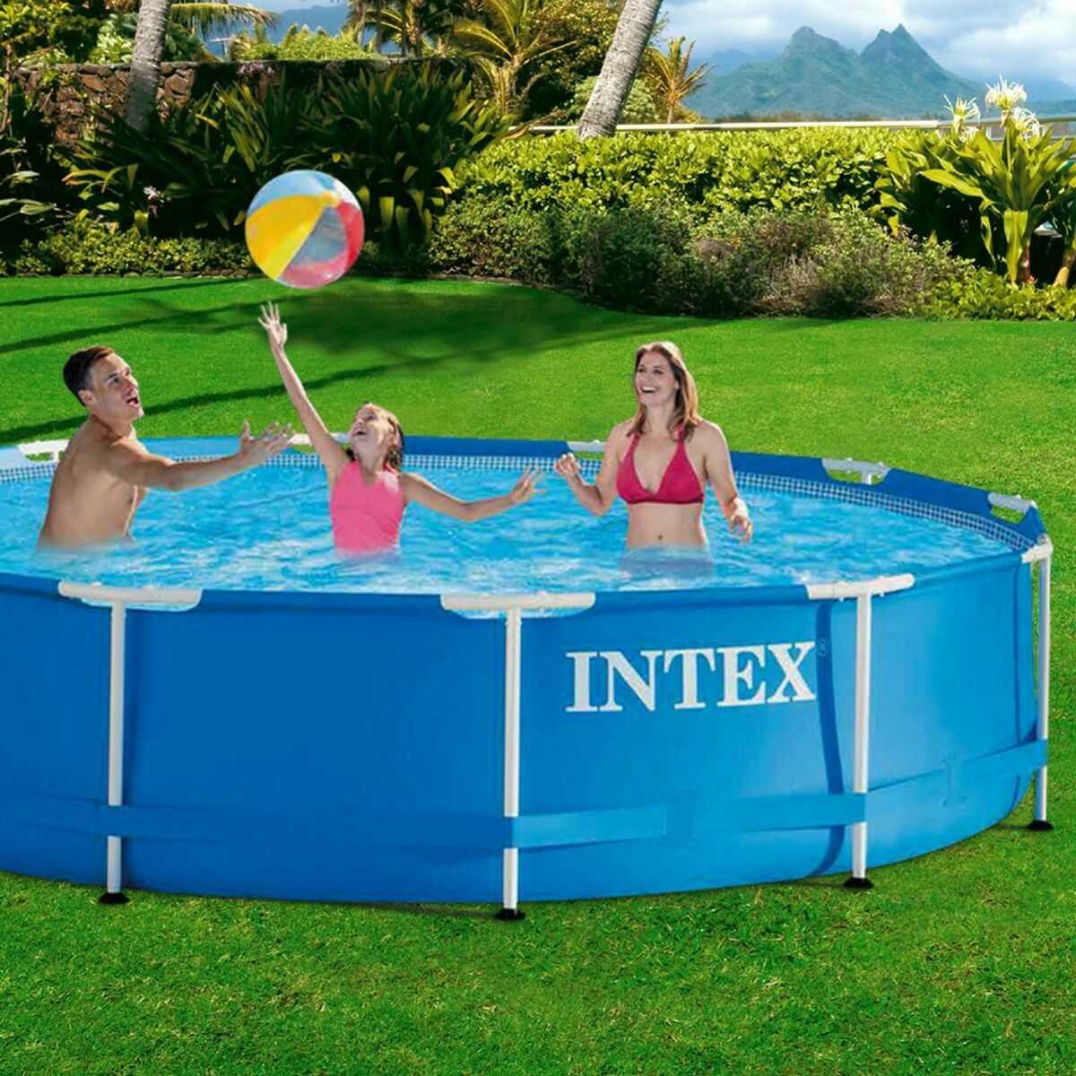 Zwembad Verwijderbaar Intex 366 x 76 cm 6503 L Rond