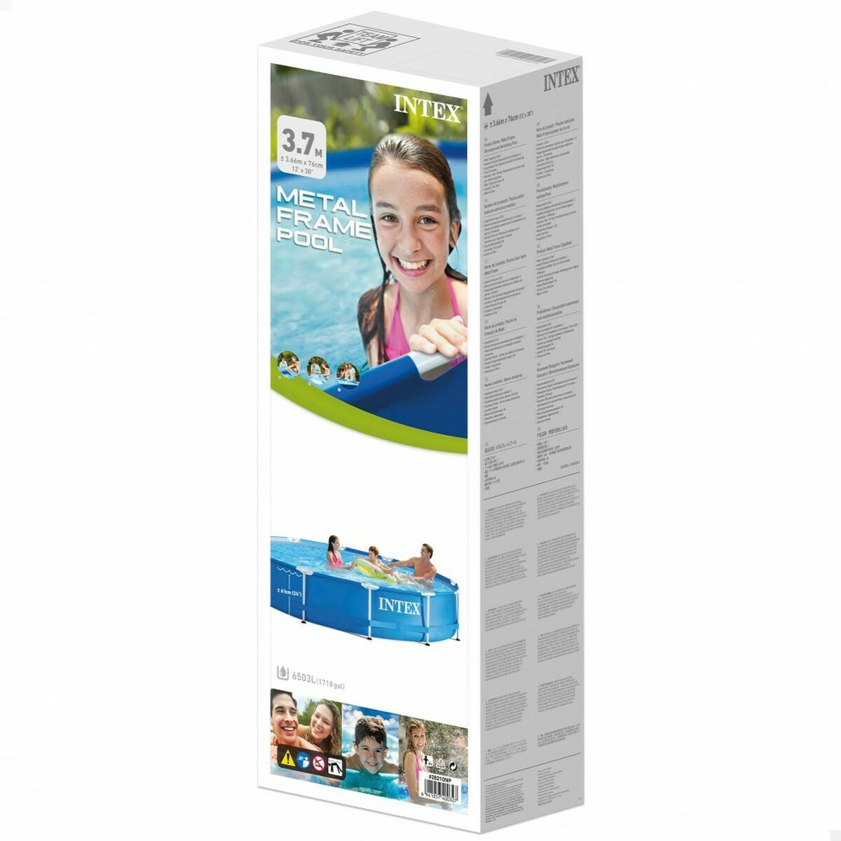 Zwembad Verwijderbaar Intex 366 x 76 cm 6503 L Rond