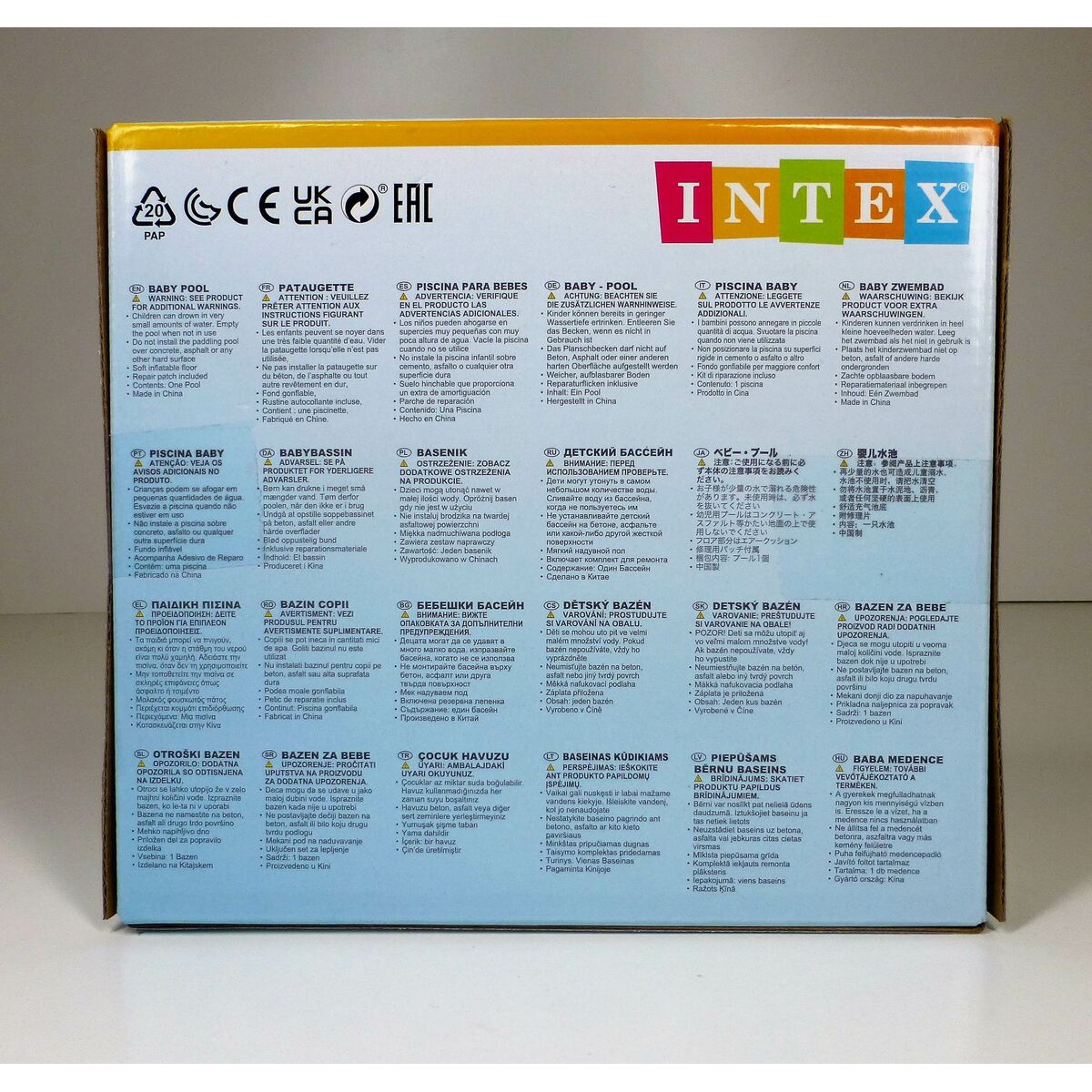 Inflatable pool Intex 57106EP-OK (61 x 22 cm) animals 100 % PVC 61 x 22 cm