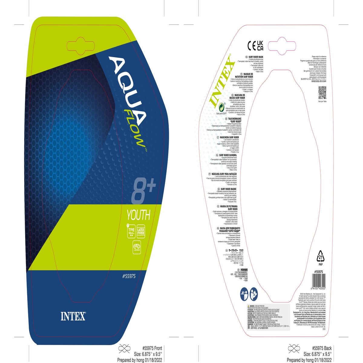 Duikbril Intex 55975