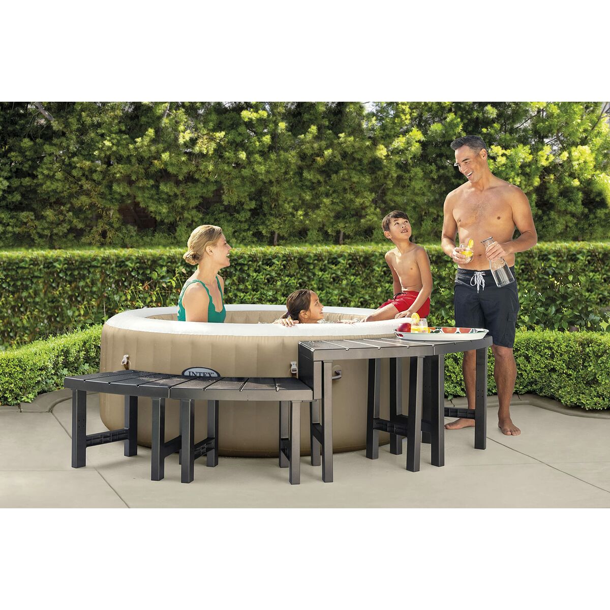 Gebogen bank Intex 28515