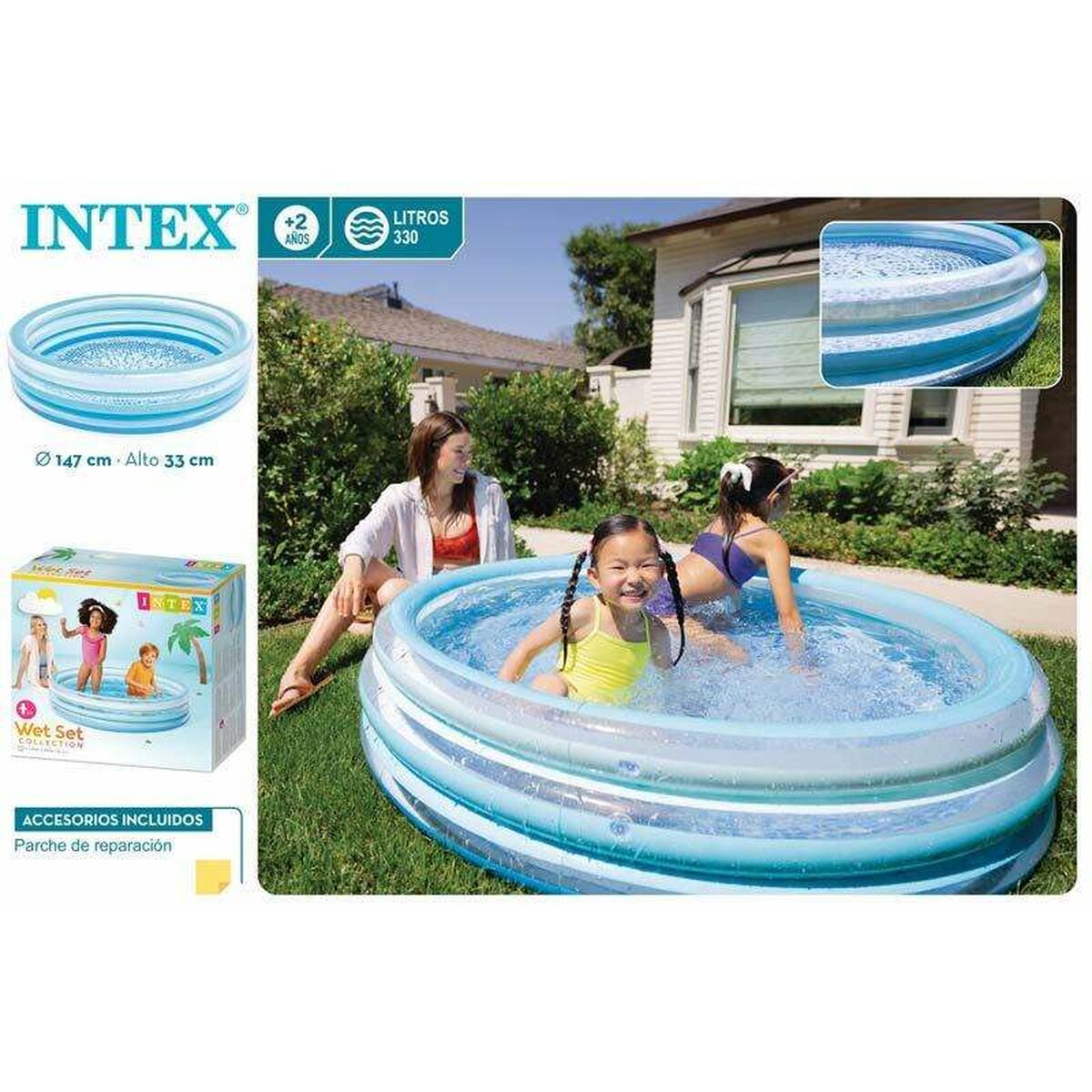 Inflatable Paddling Pool for Children Intex 147 x 33 cm