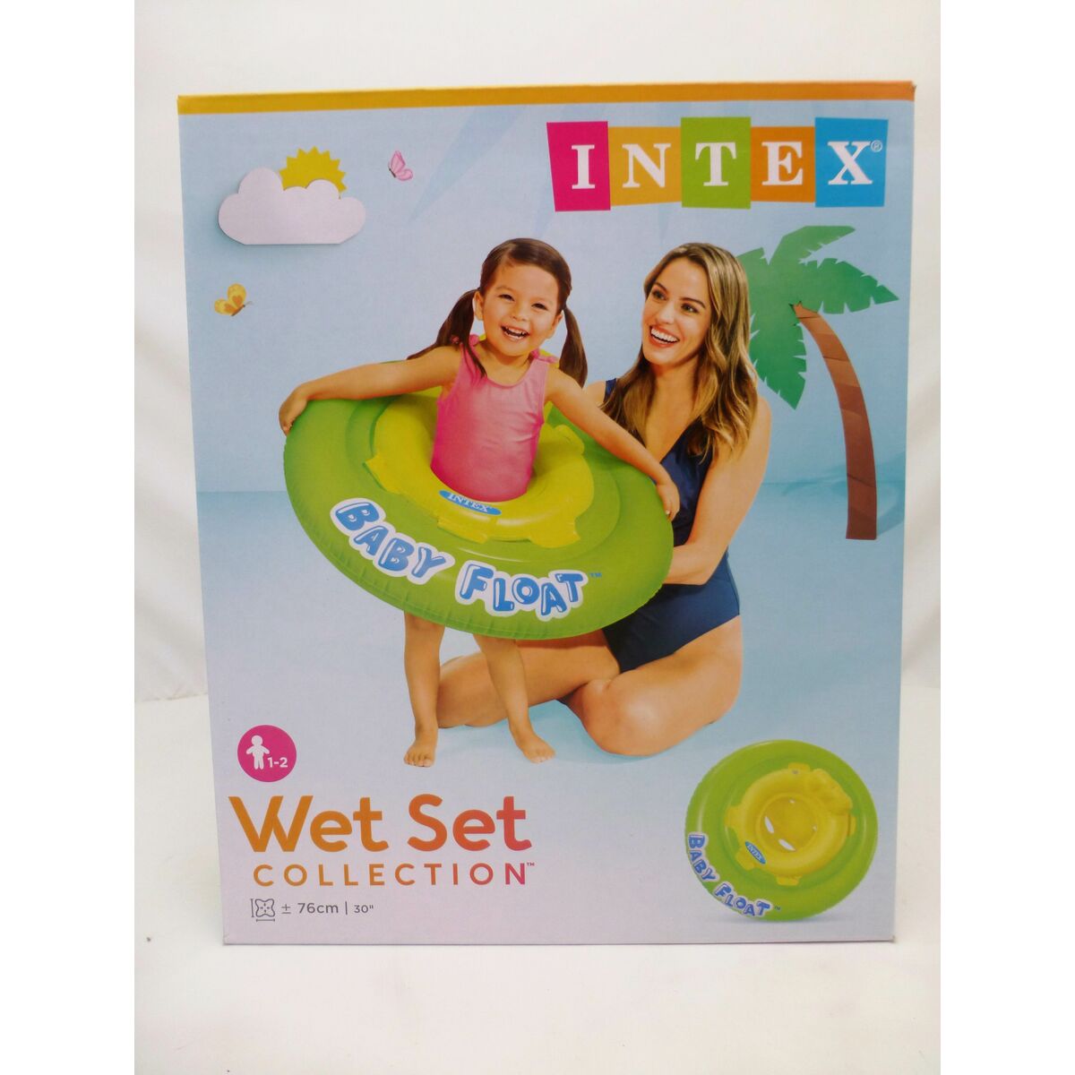 Inflatable Float Intex 56588EP 76 cm Orange