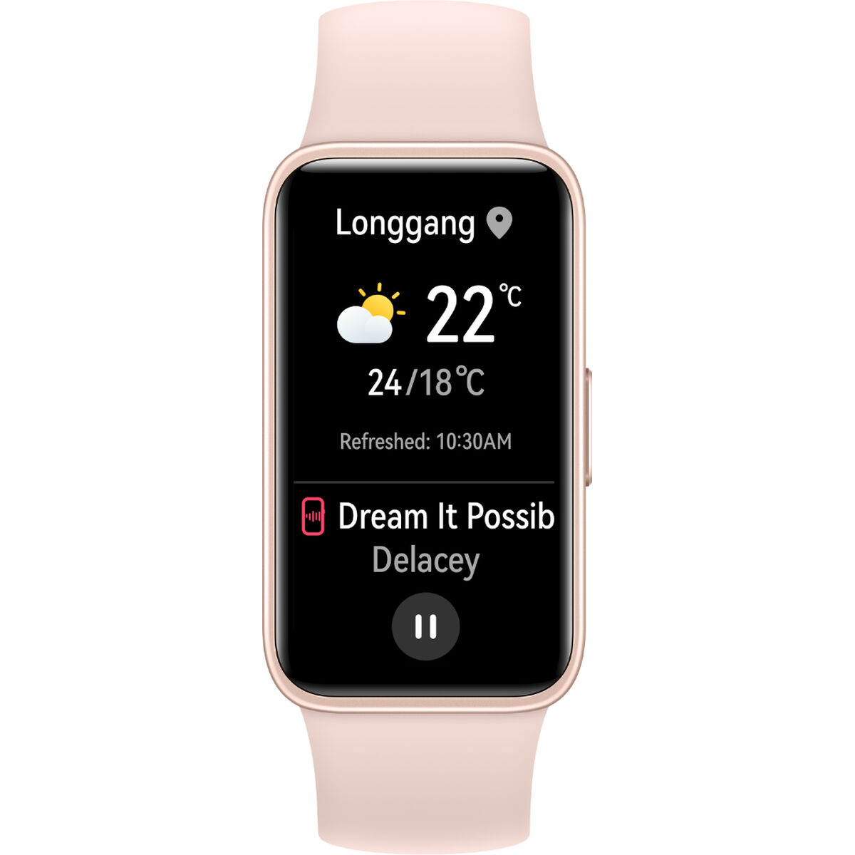 Smartwatch Huawei Band 8 1,47" Pink Sort / lyserød guld