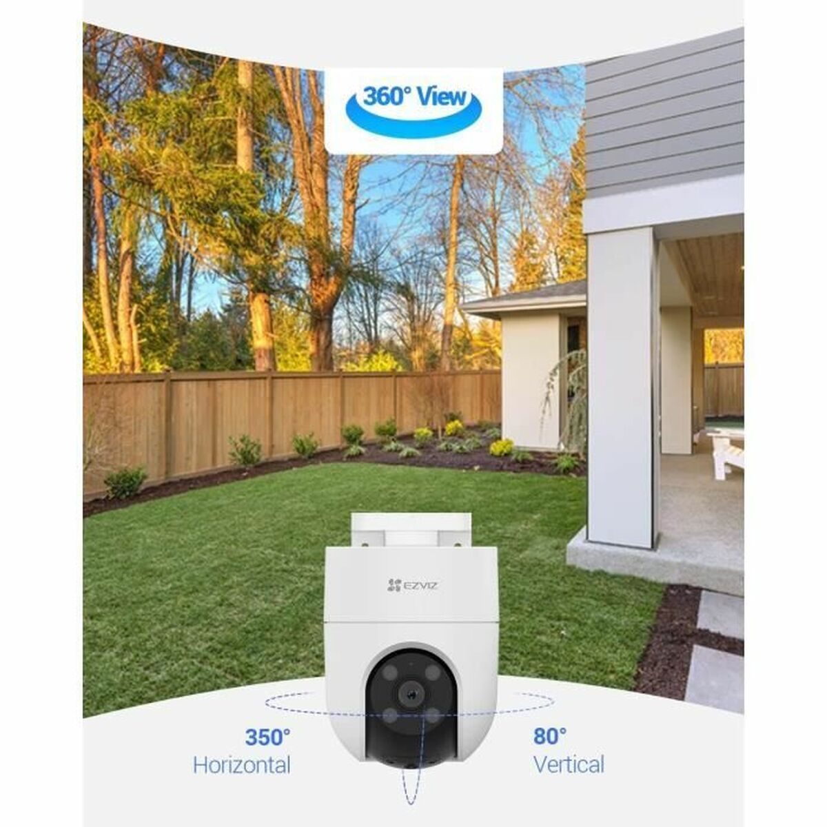 Afbeeldingen van Surveillance Camcorder Ezviz CS-H8C(4MM) White Wi-Fi