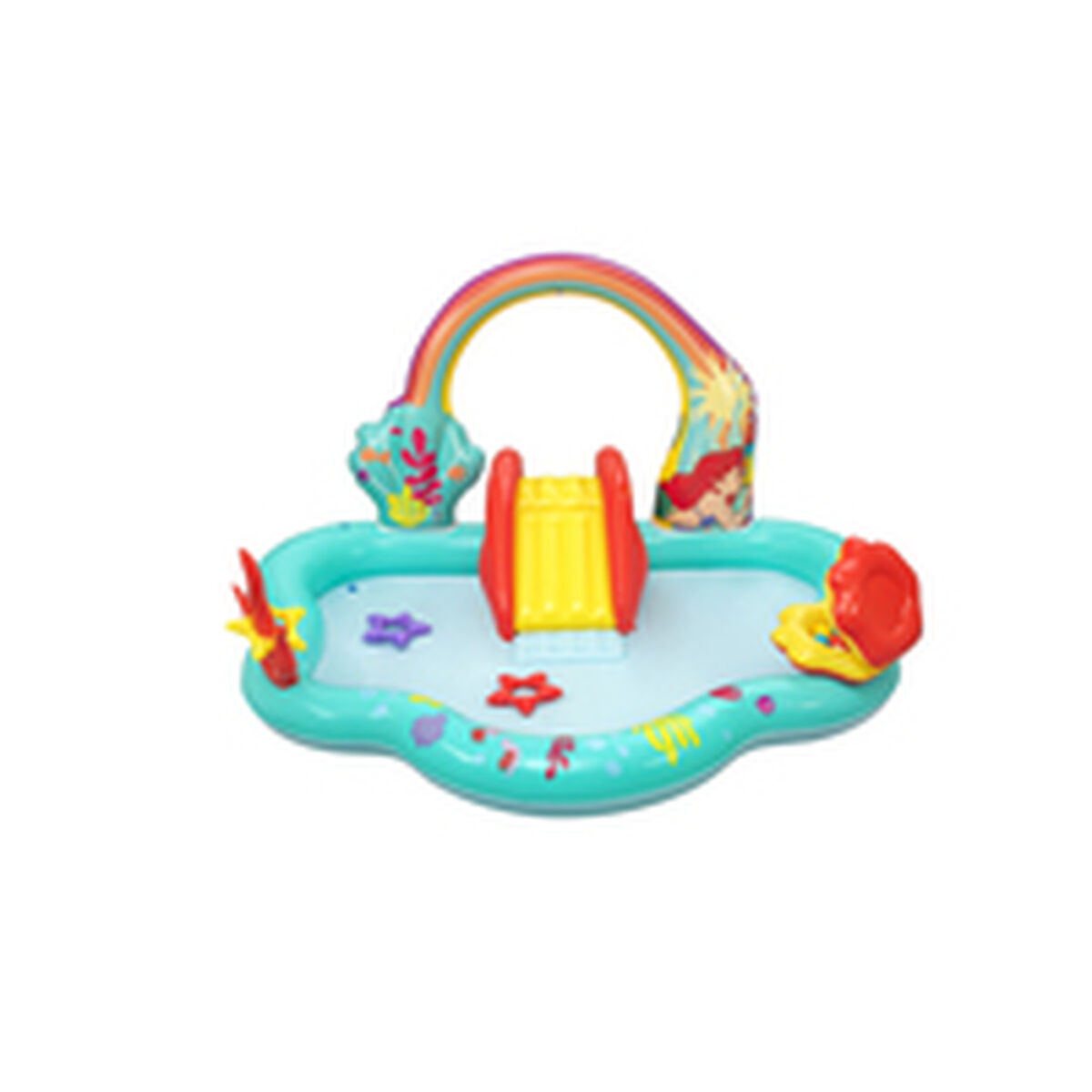 Bestway Opblaasbaar Zwembad Speelpark Disney Zeemeermin 221x193x117 cm +2 jaar Tuin 91097