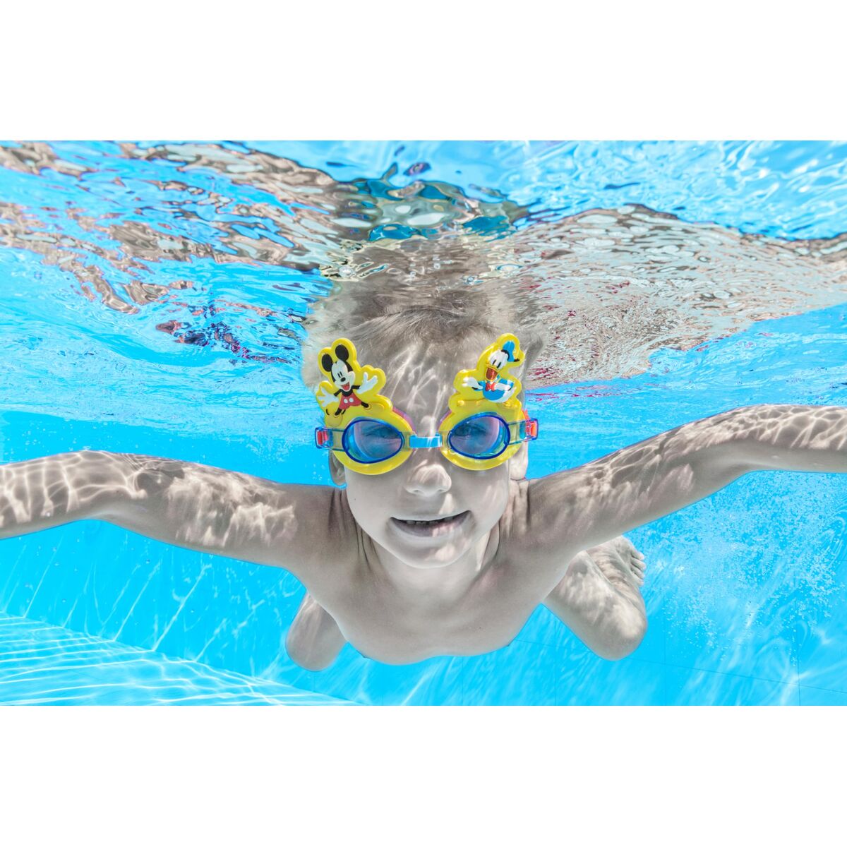Bestway Natacion Gafa Infantil Siliconen Mickey & Vrienden +3 Jaar Strand en Zwembad 09110