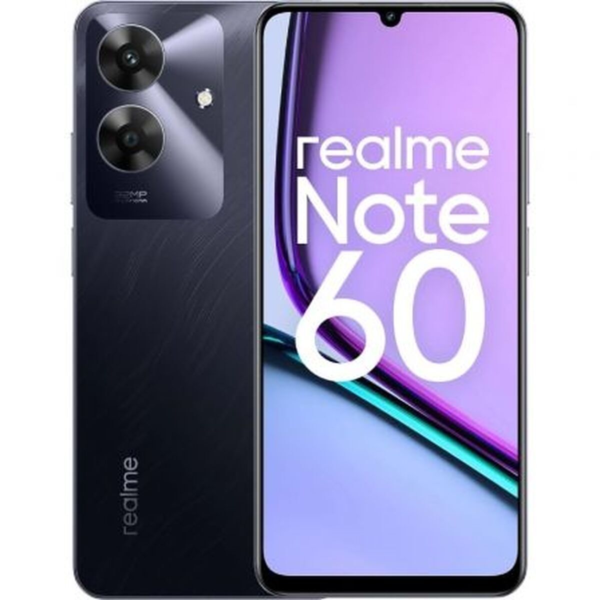 Image de Mobile telephone for older adults Realme NOTE 60 4-128 BK Octa Core 4 GB RAM 128 GB Black 6,74"