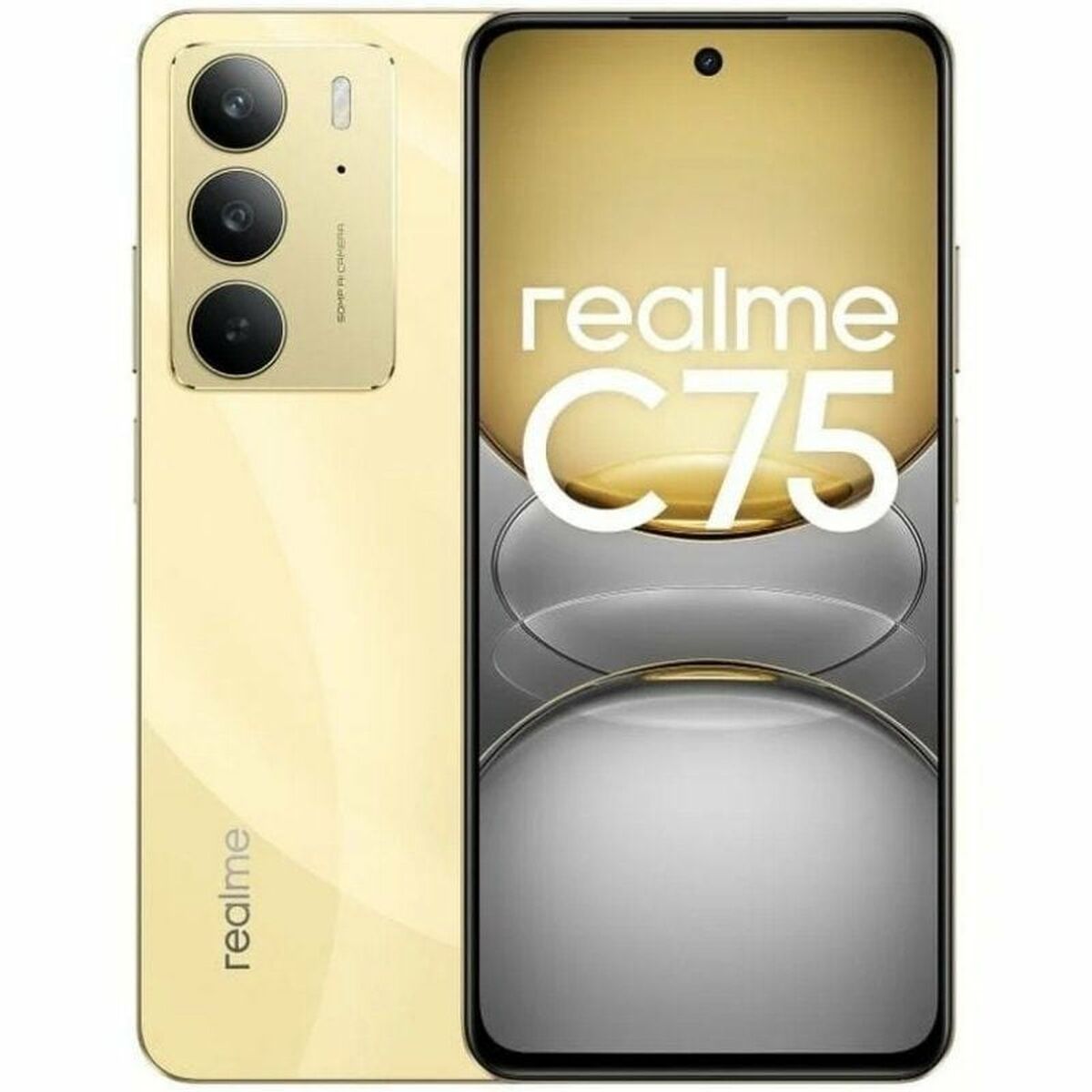 Picture of Smartphone Realme Realme C75 Octa Core 8 GB RAM 256 GB Gold 6,72"
