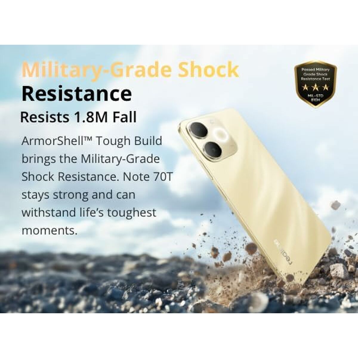 Smartphone Realme Note 70T 6,74" Octa Core 4 GB RAM 64 GB Black