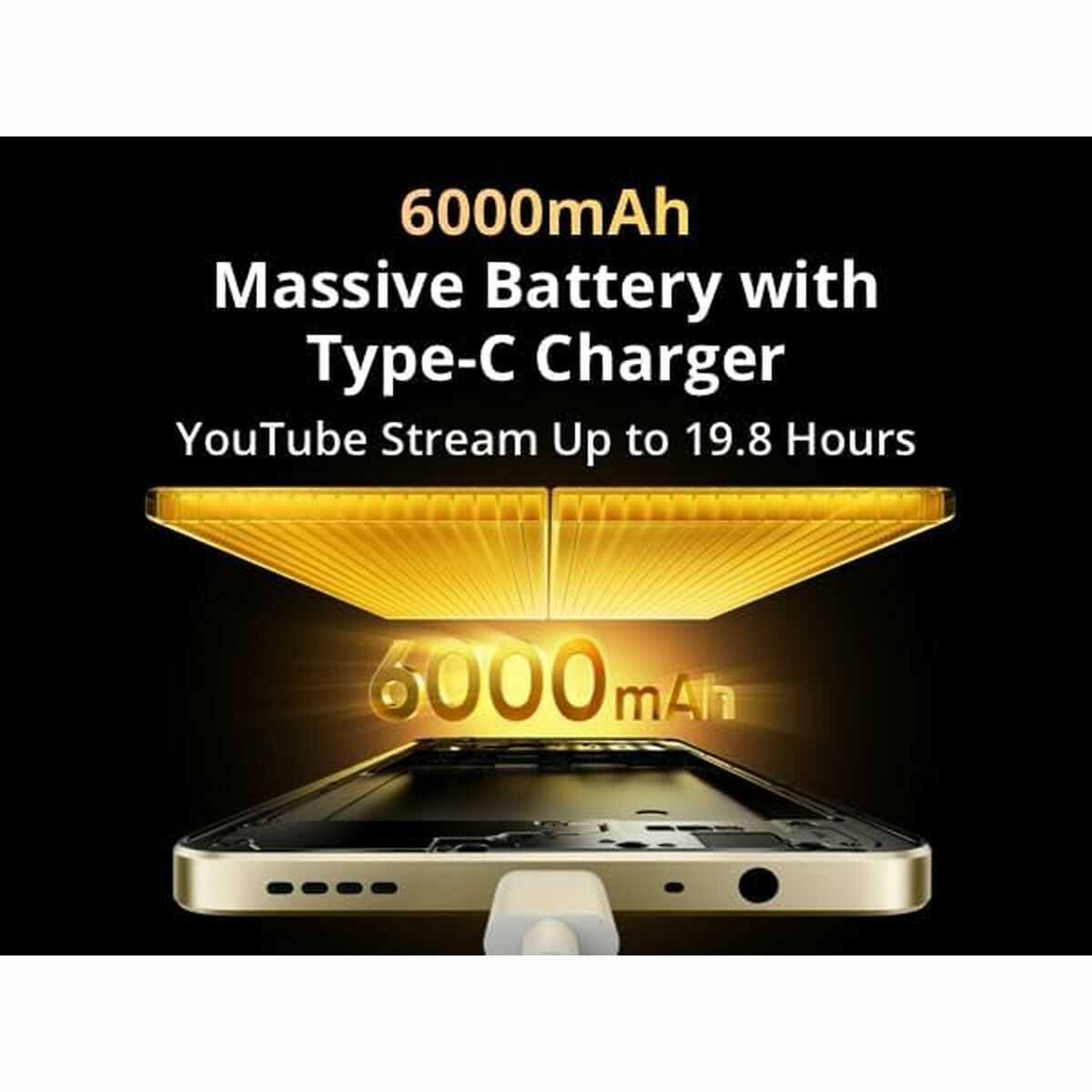 Smartphone Realme NOTE 70T 6,74" Octa Core Unisoc T7250 4 GB RAM 128 GB Gold