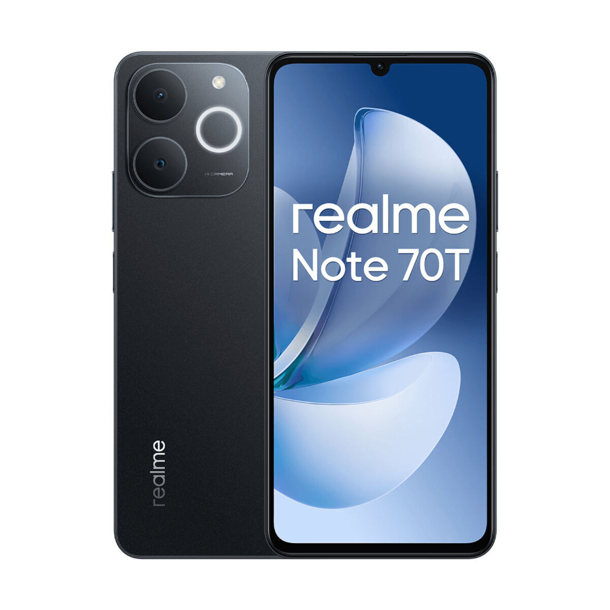 Afbeeldingen van Smartphone Realme NOTE 70T 6,74" Unisoc 4 GB RAM 128 GB Black