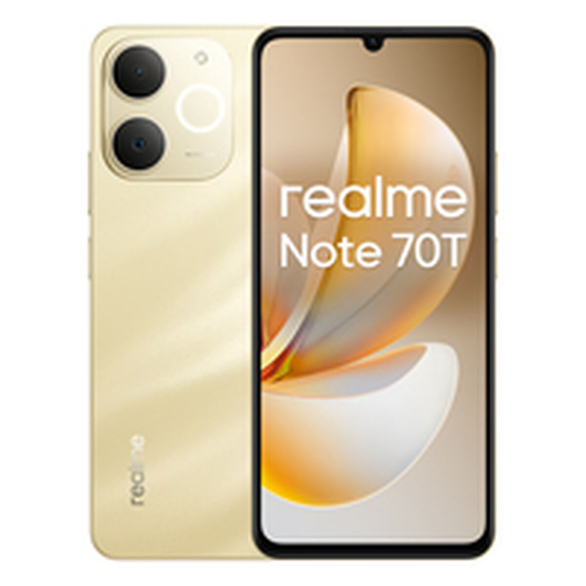 Afbeeldingen van Smartphone Realme NOTE 70T Octa Core 4 GB RAM 256 GB Golden 6,74"