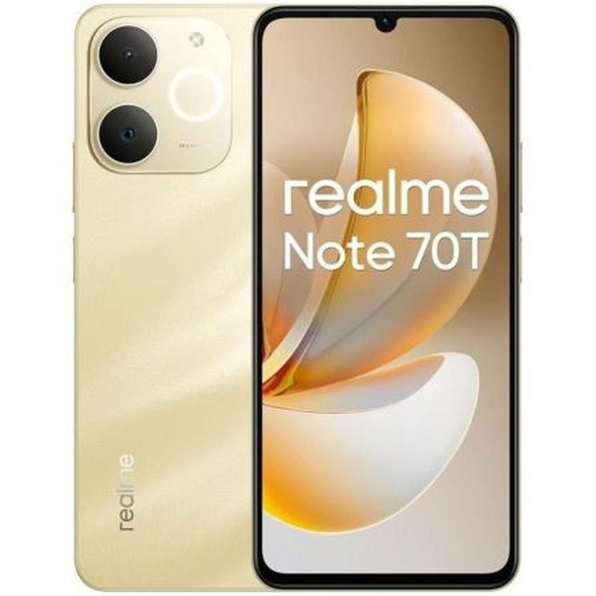 Afbeeldingen van Smartphone Realme NOTE 70T Octa Core 4 GB RAM 256 GB Golden 6,74"