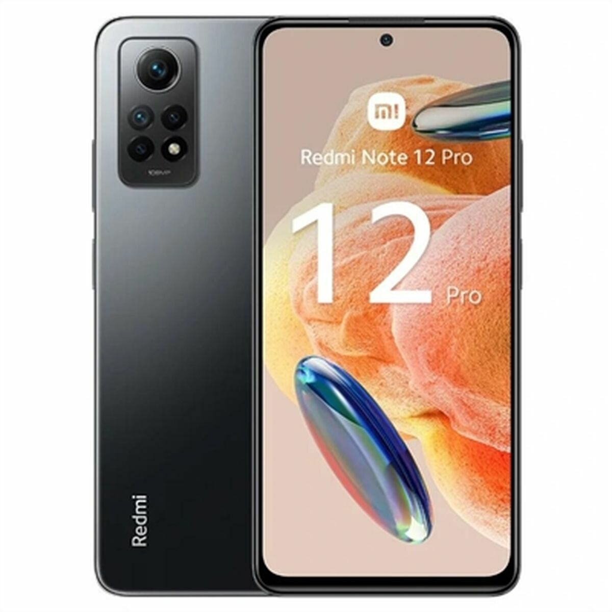 Xiaomi Note 12 Pro Smartphone - Octa Core, 8GB RAM, 256GB Lager, Grå, 6,67"