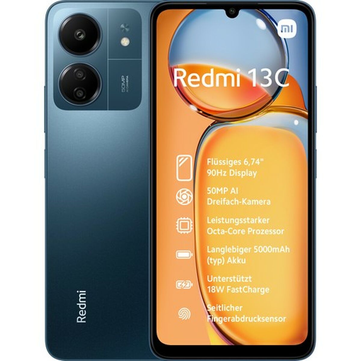 Afbeeldingen van Smartphone Xiaomi Redmi 13C 6,7" MediaTek Helio G85 8 GB RAM 256 GB Blue