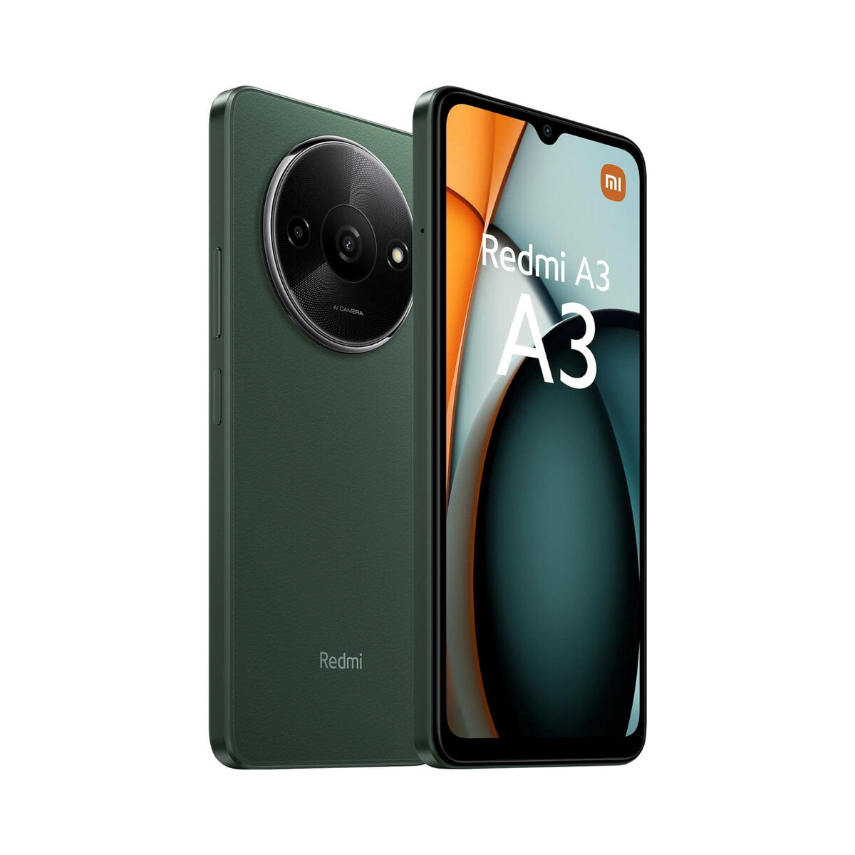 Afbeeldingen van Smartphone Xiaomi Redmi A3 4 GB RAM 128 GB Black Green
