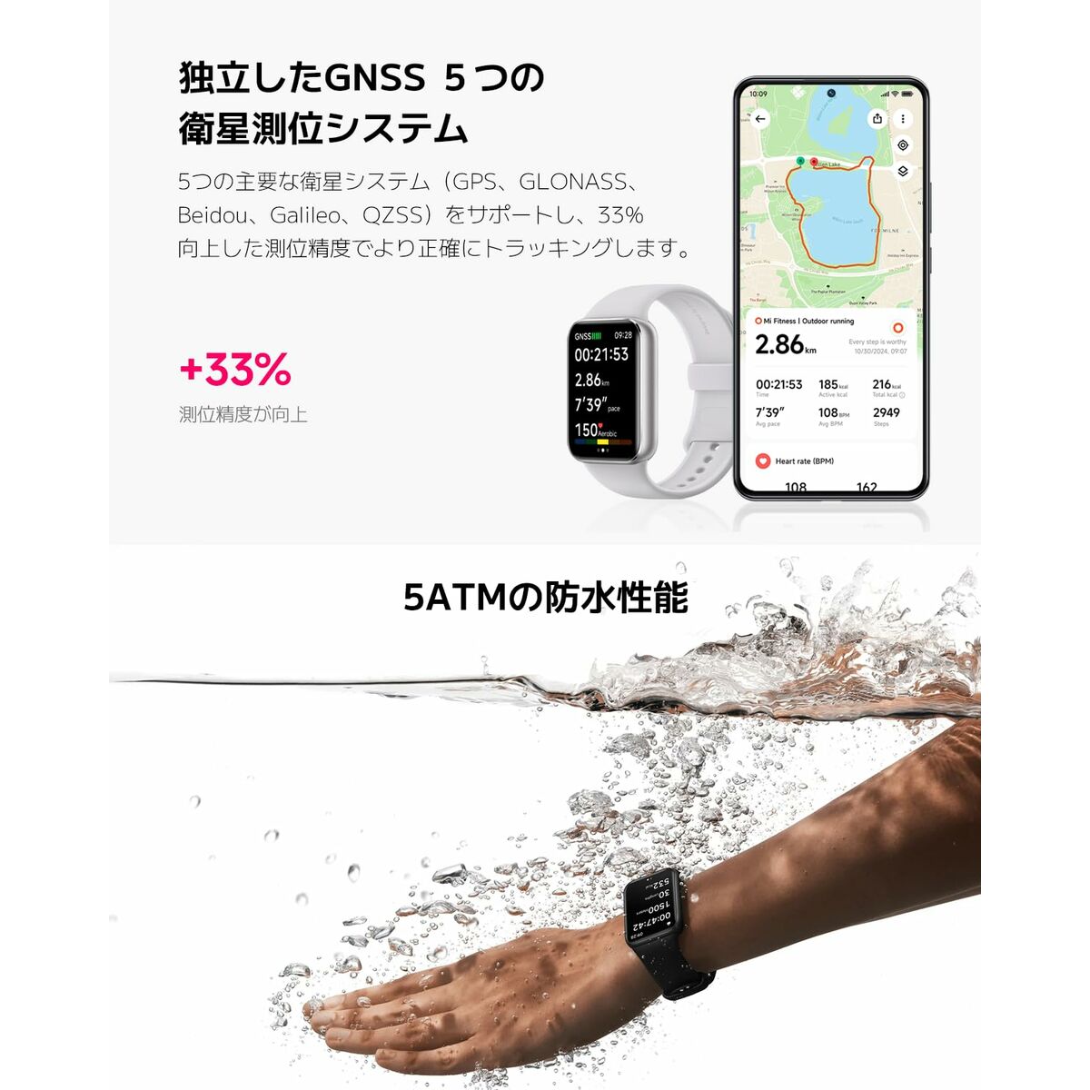 Bild von Smartwatch Xiaomi BHR8710GL Black