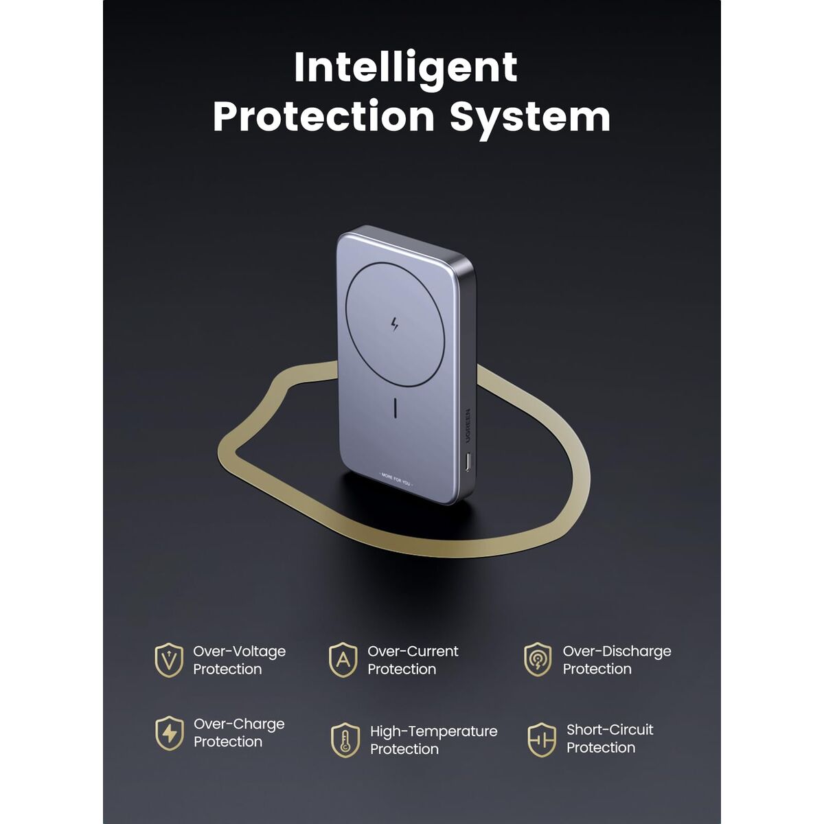 Powerbank Ugreen 15086 Grey 10000 mAh