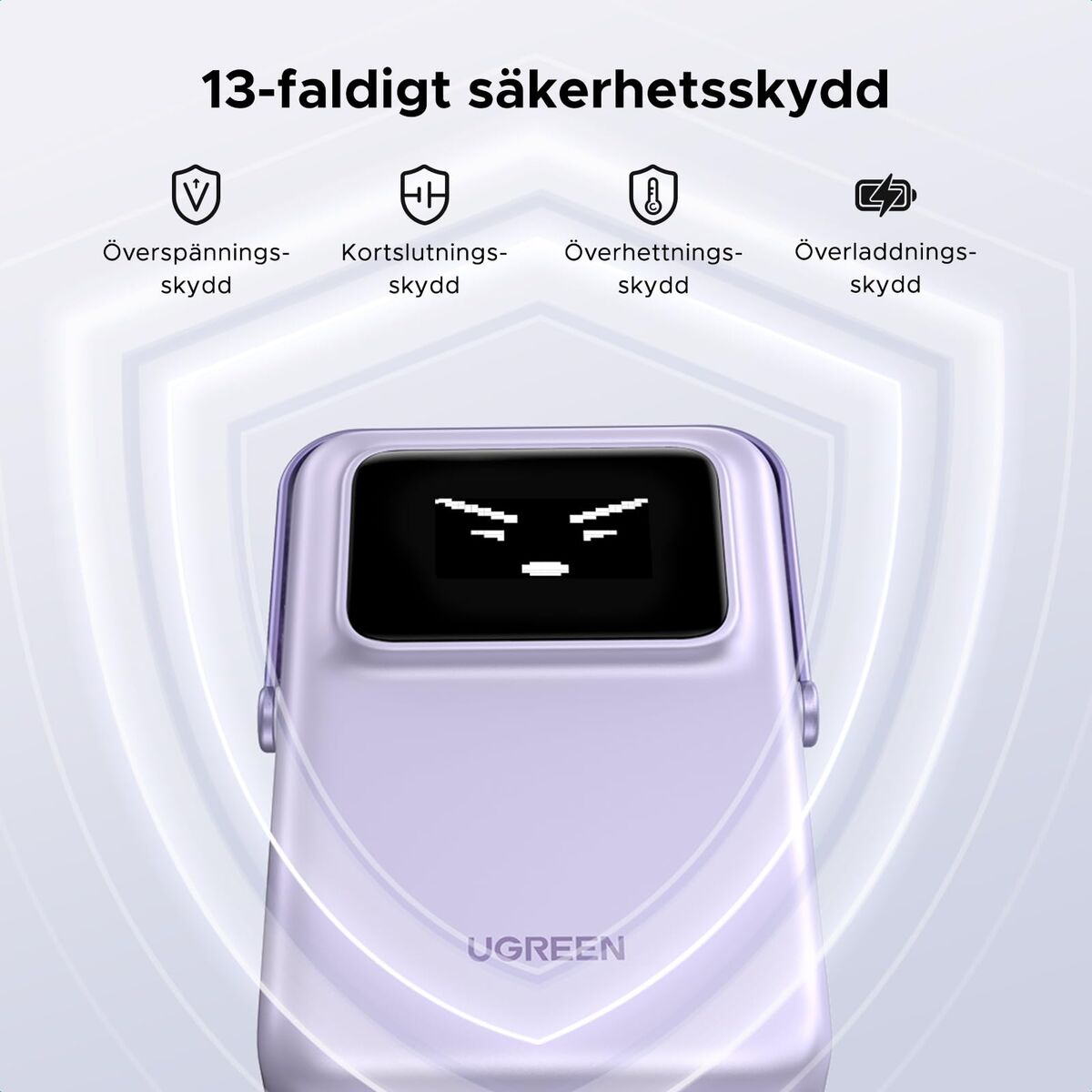 Bild von Powerbank Ugreen 35606 Purple 5000 mAh