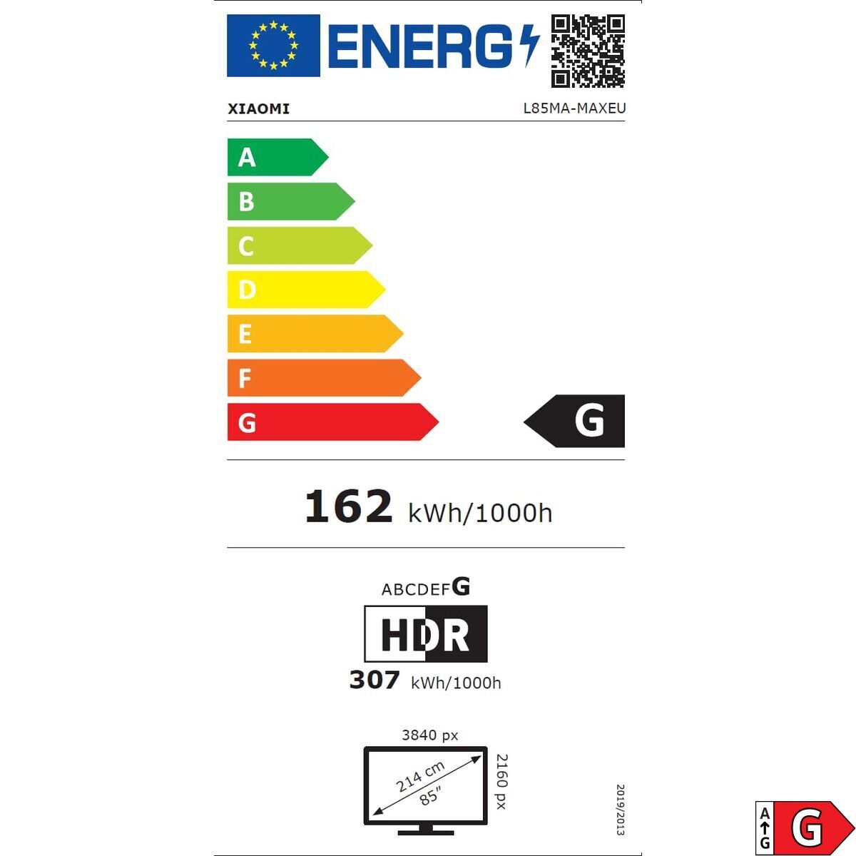 Picture of Smart TV Xiaomi ELA5730EU 4K Ultra HD QLED 85"