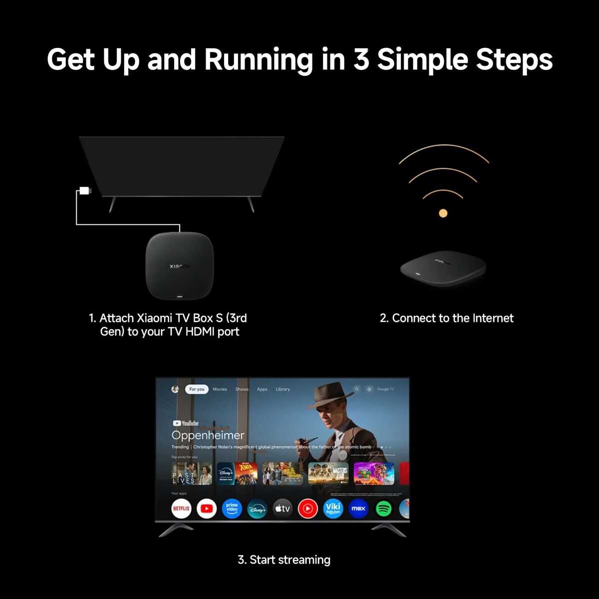 Afbeeldingen van Streaming Device Xiaomi TV BOX S (3RD GEN) 4K