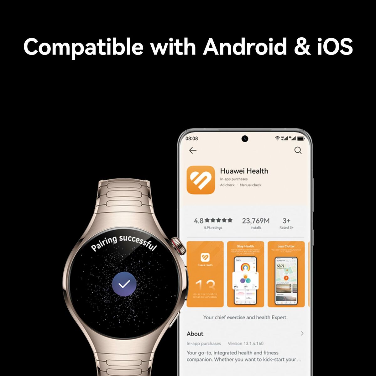 Smartwatch Huawei Watch 5 Green 1,38"