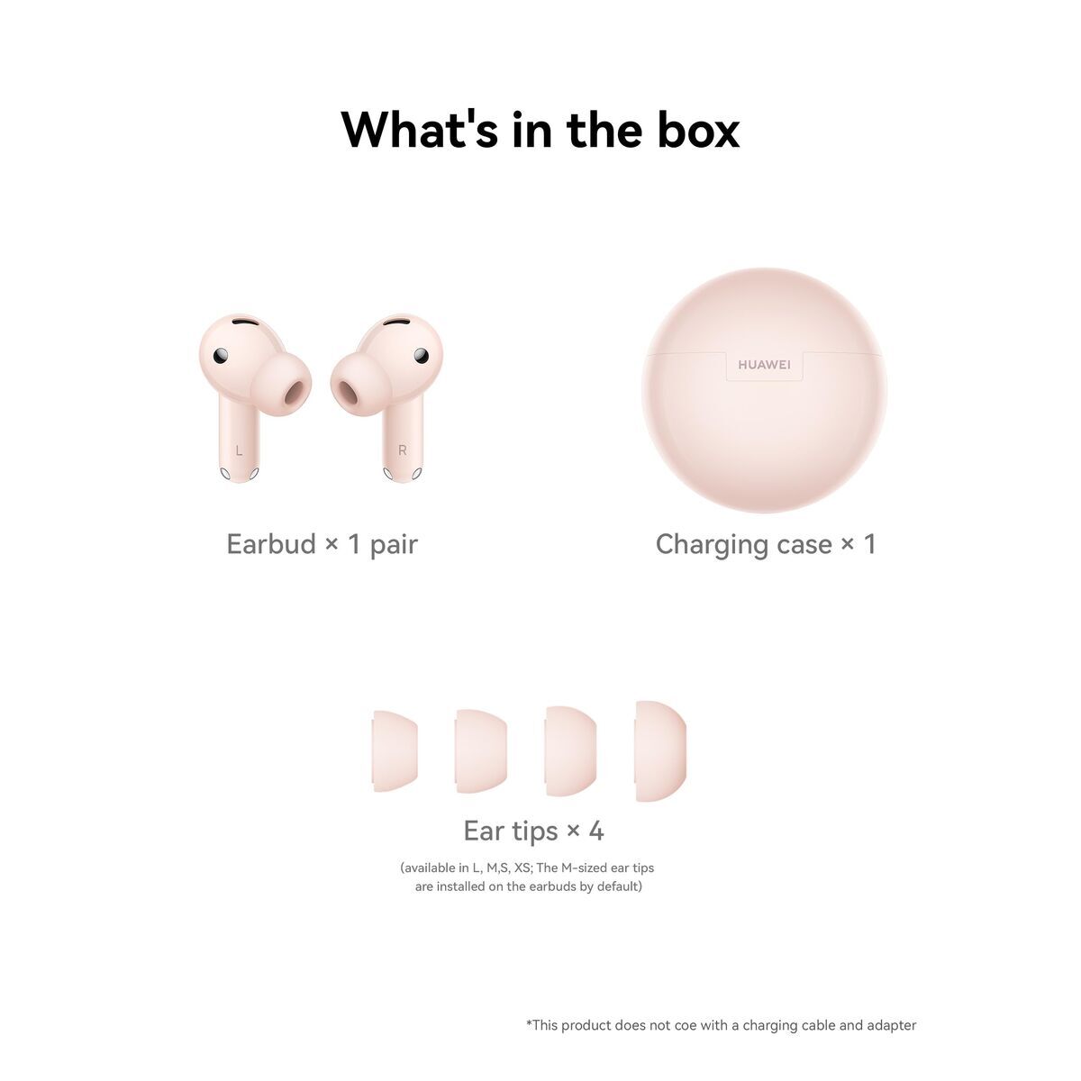 Wireless Earphones with Charging Case Huawei FreeBuds 7i Black