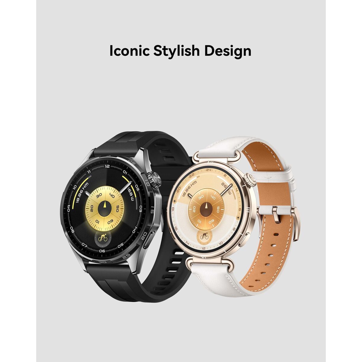Smartwatch Huawei Watch GT 6 Atum-B19F Black 1,47" 46 mm Ø 46 mm