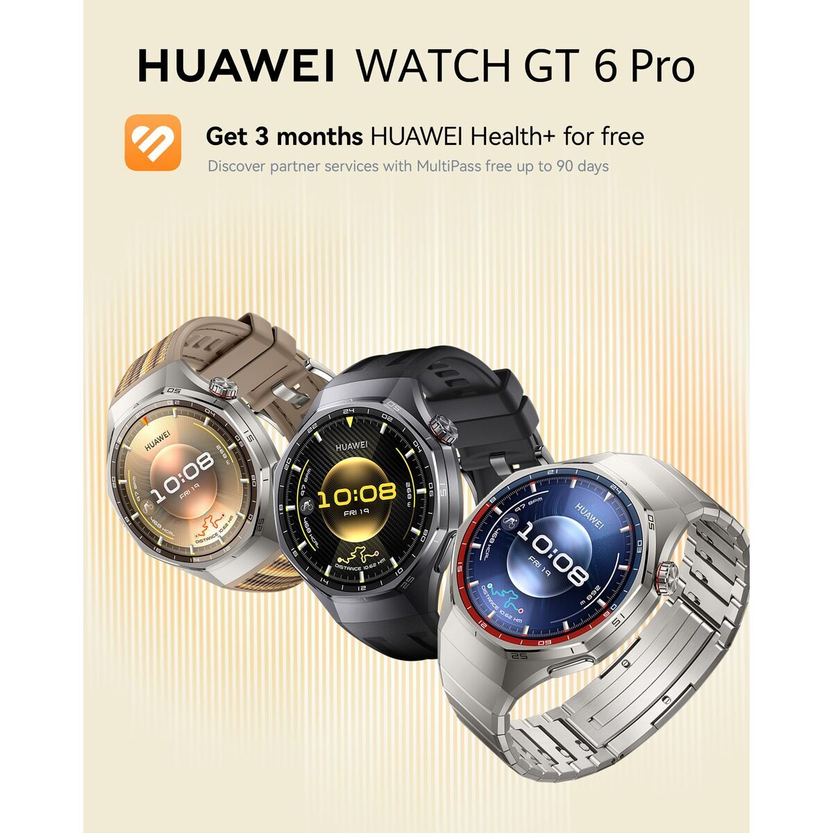Smartwatch Huawei Watch GT 6 Pro 46mm Atum-B29M Brown 1,47" 46 mm Ø 46 mm