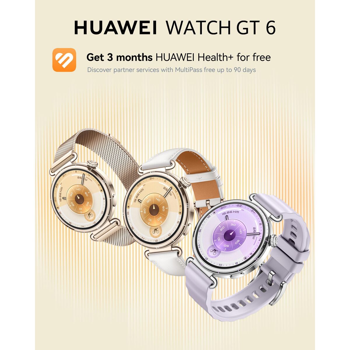 Smartwatch Huawei Watch GT 6 Konsu-B19F Black 1,32"