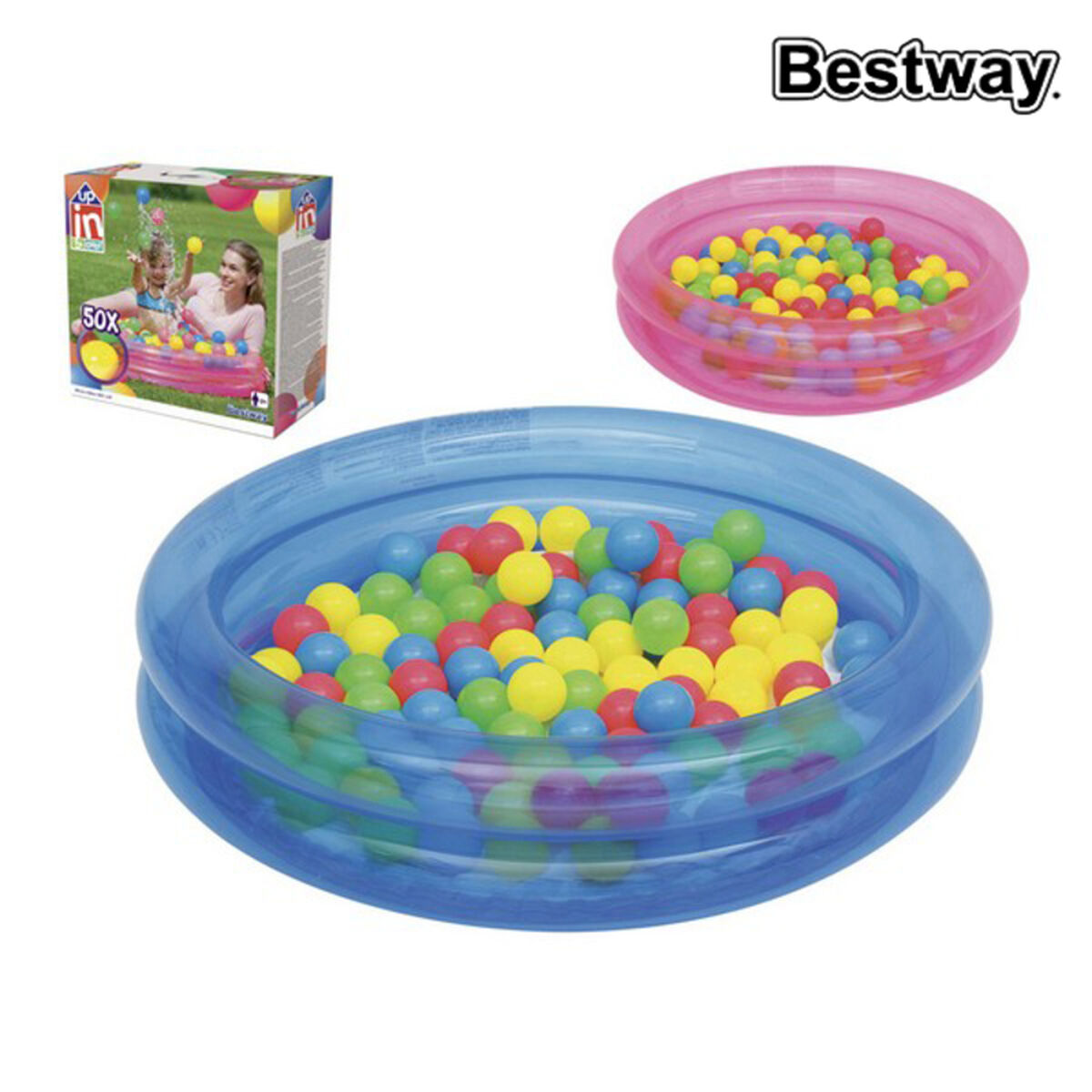 Pataugeoire gonflable pour enfants Bestway 51085 73 L (91 x 20 cm)