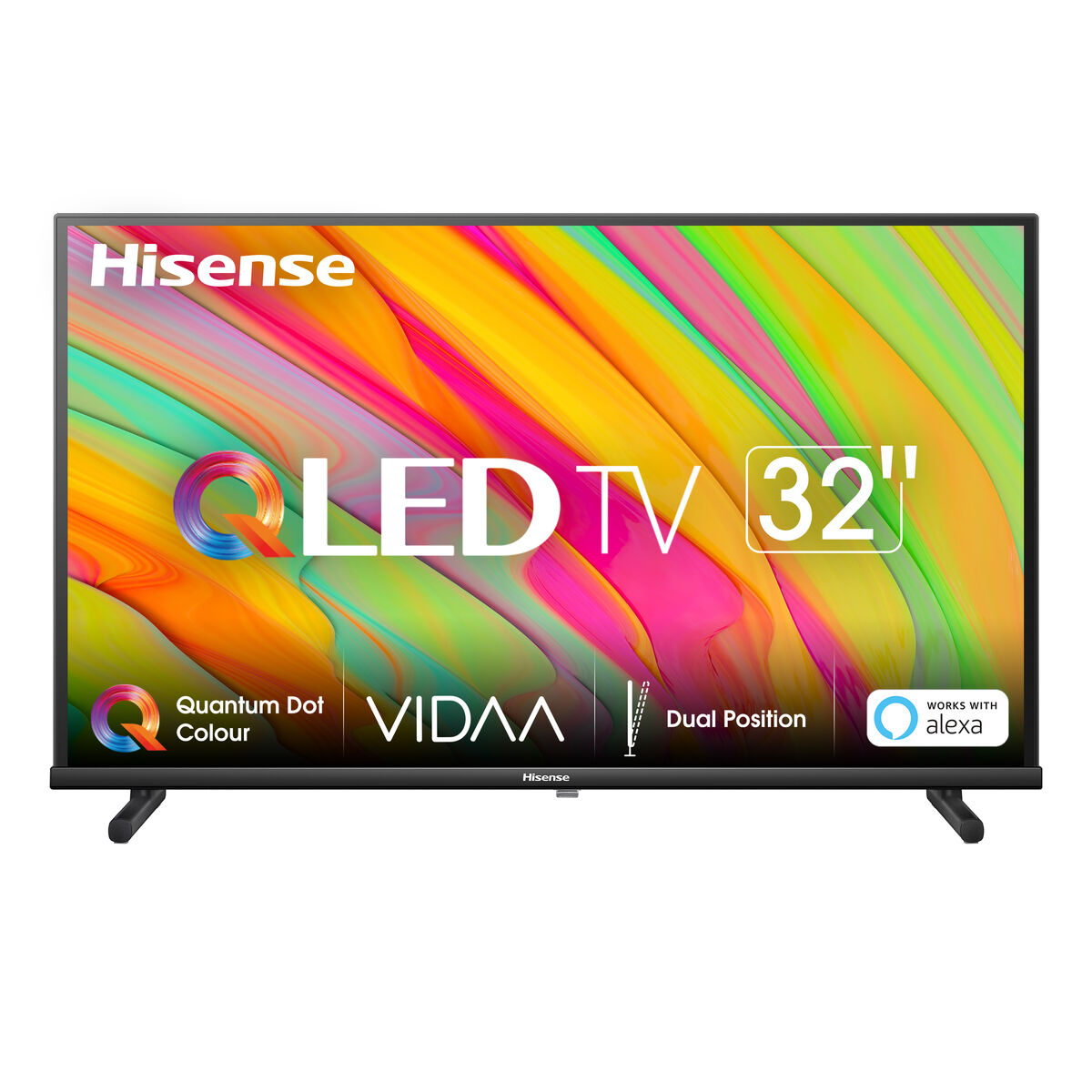 TV intelligente Hisense 32A5KQ HbbTV 2.0.3 Full HD QLED HbbTV Direct-LED