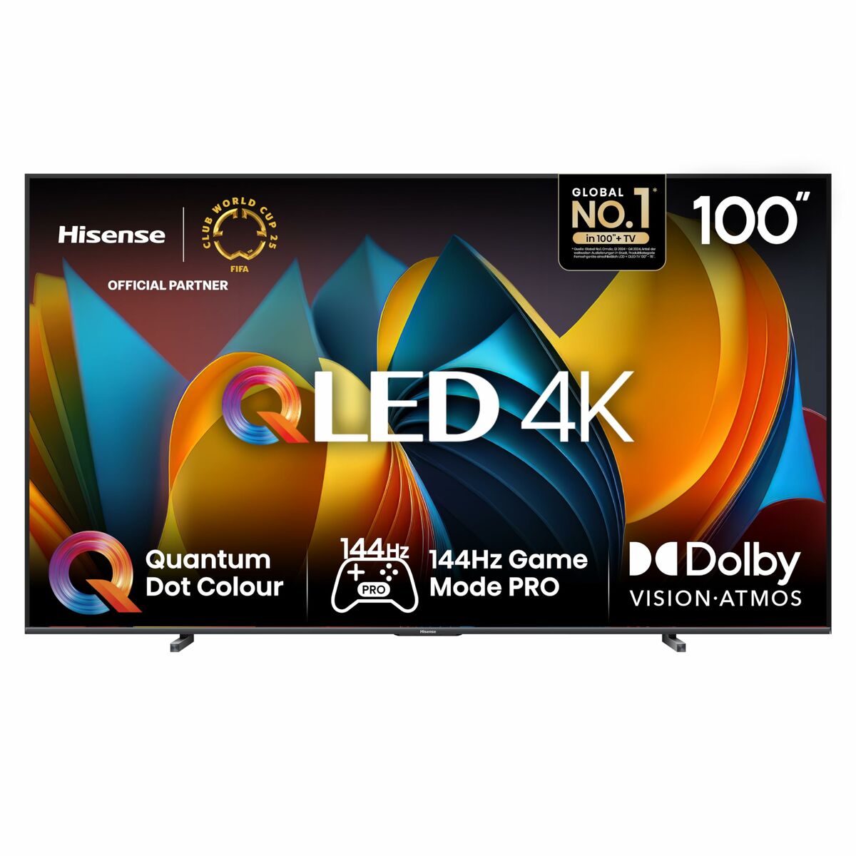 Picture of Smart TV Hisense 100E7NQ 100 100" 4K Ultra HD LED HDR QLED Black