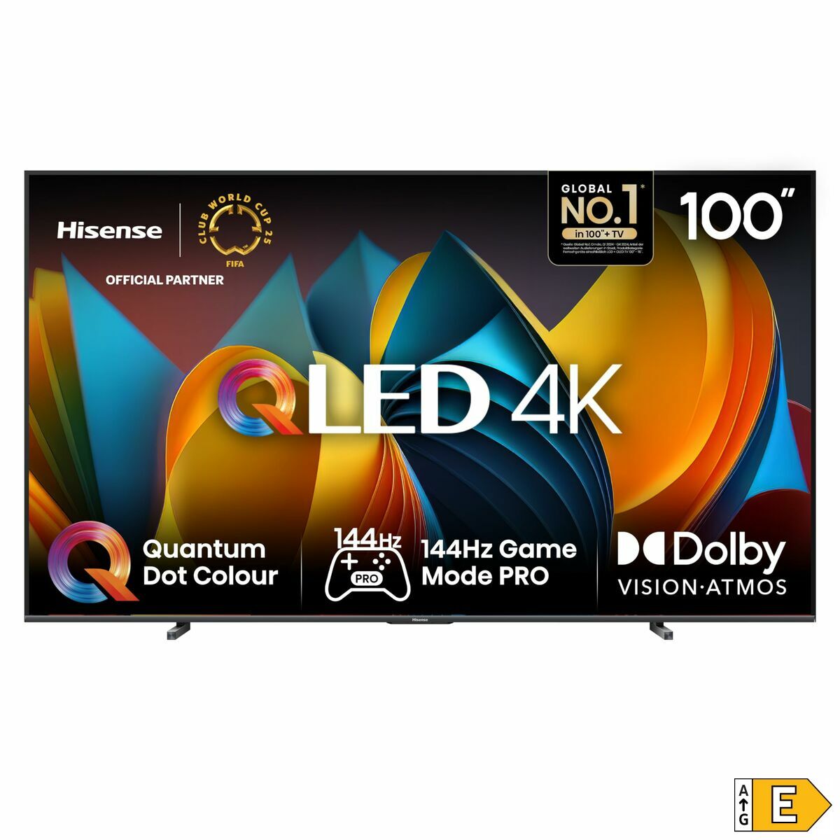 Picture of Smart TV Hisense 100E7NQ 100 100" 4K Ultra HD LED HDR QLED Black