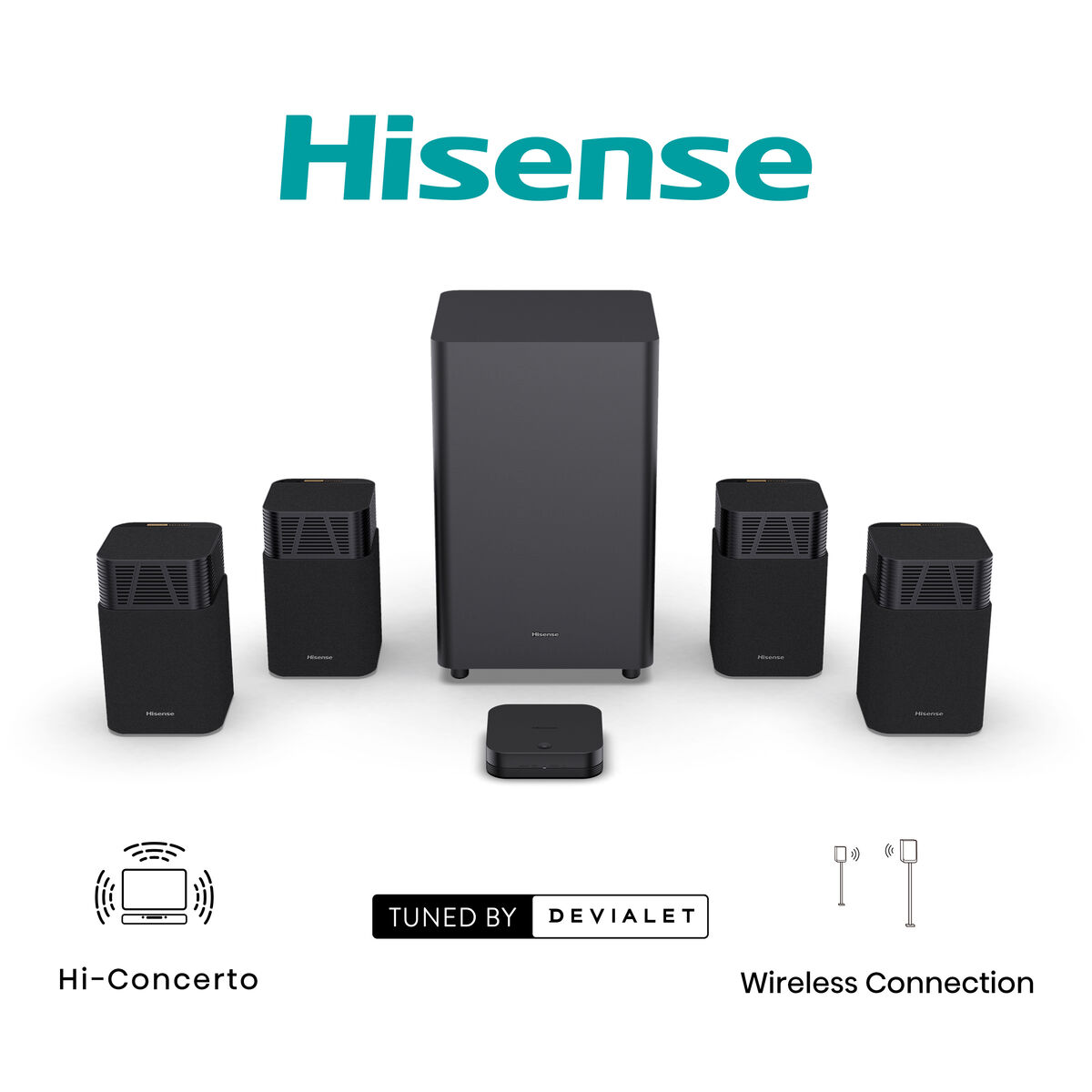 Image de Soundbar Hisense HT SATURN Black