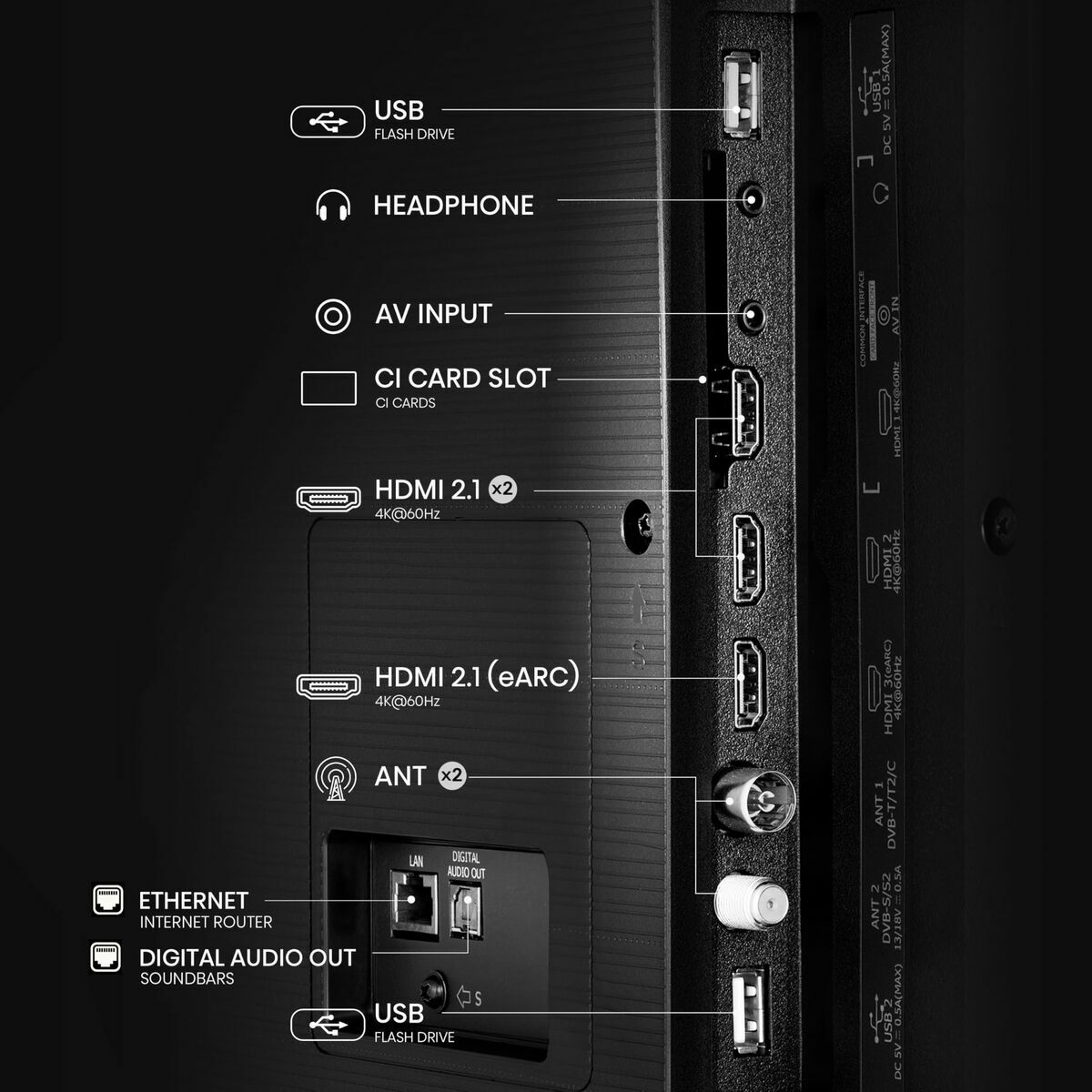 Afbeeldingen van Smart TV Hisense 65A6Q 65" 4K Ultra HD LED HDR D-LED