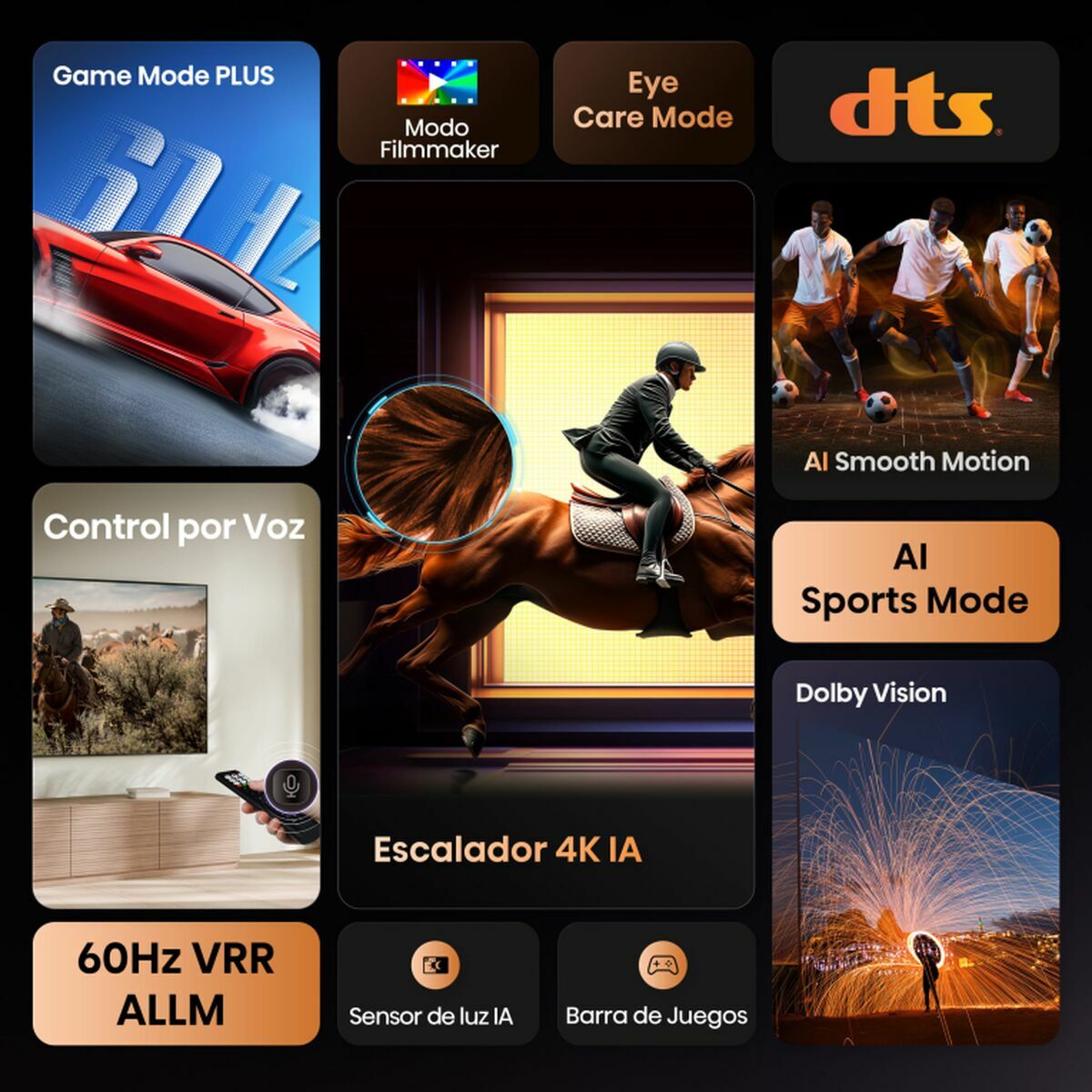 Afbeeldingen van Smart TV Hisense 55A6Q 55" 4K Ultra HD LED HDR D-LED