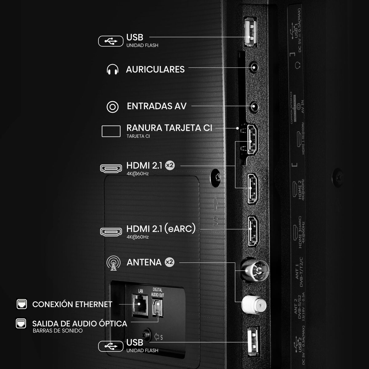 Picture of Smart TV Hisense 65E63QT 4K Ultra HD 65" LED