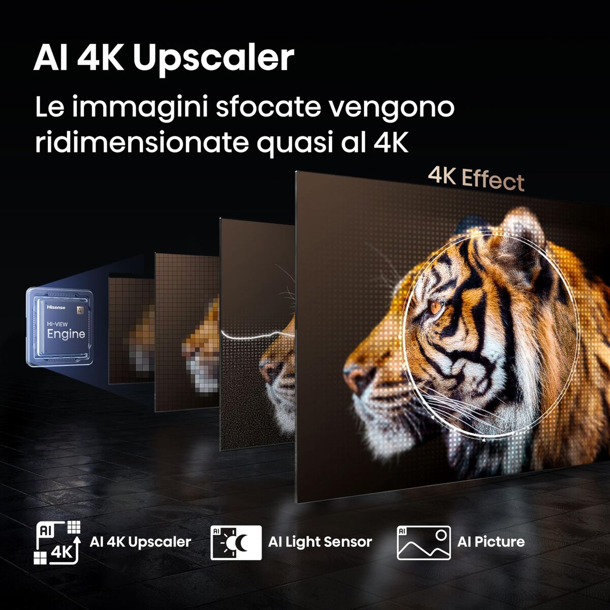 Bild von Smart TV Hisense 75E7Q PRO 4K Ultra HD 75" HDR QLED (Refurbished A)