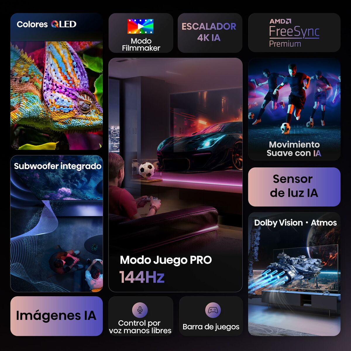 Afbeeldingen van Smart TV Hisense 100E7Q PRO